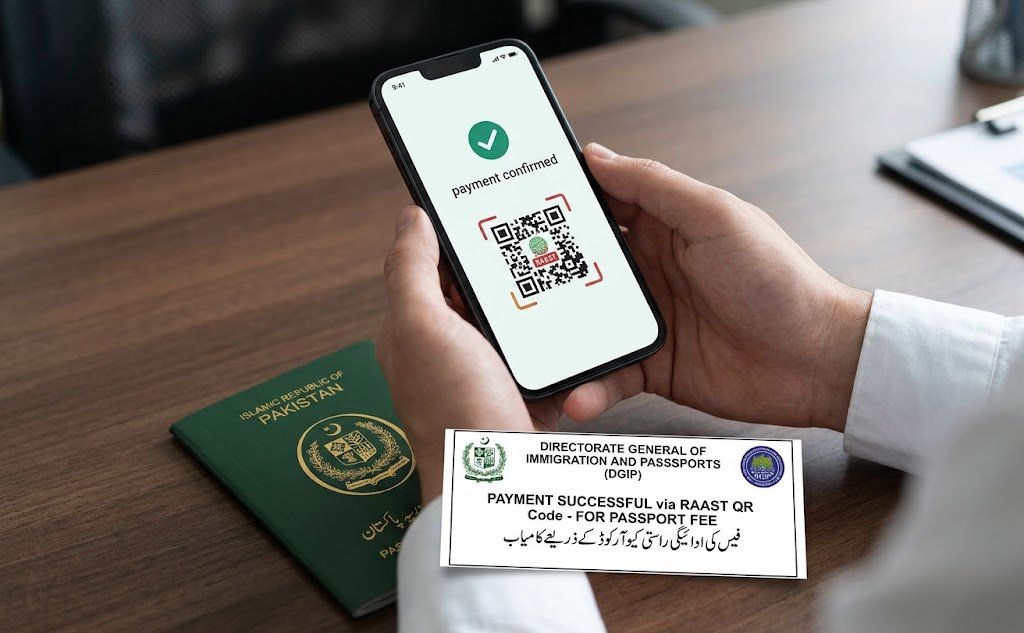 DGIP Mandates RAAST QR Code for All Passport Fee Payments