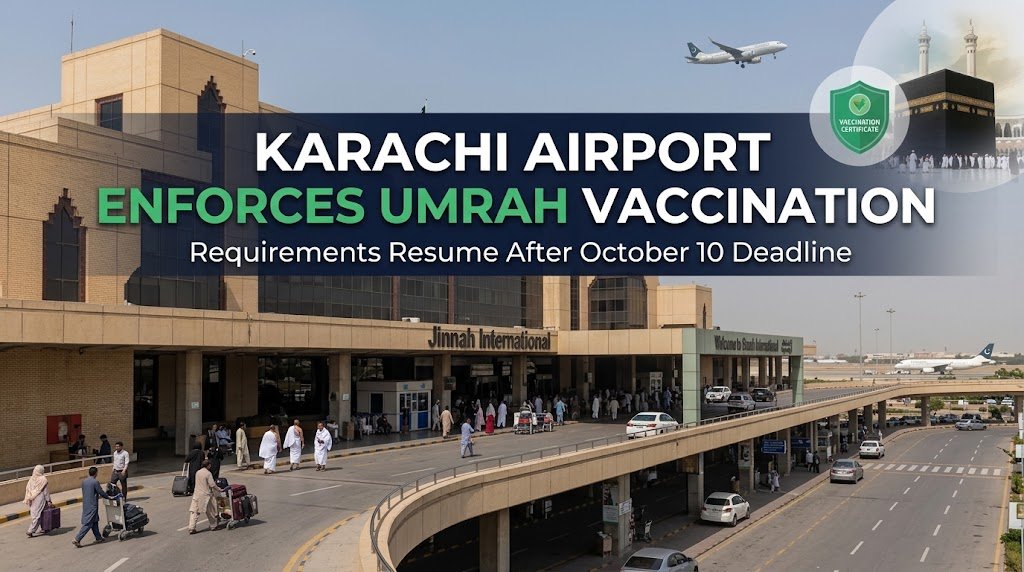 Karachi Airport Makes Vaccination Mandatory for Umrah Pilgrims