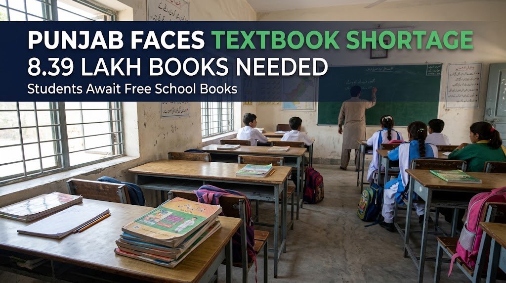 Punjab Faces Shortage of 8.39 Lakh Free Textbooks in 2026