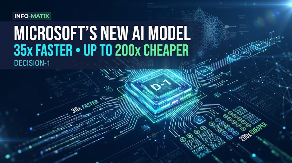 Microsoft Decision-1 AI Is 35x Faster Than GPT-6 Sol